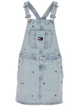 embroidered dungaree