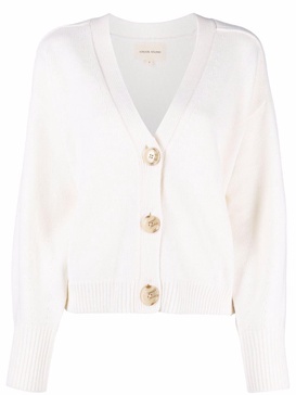 V-neck button cardigan