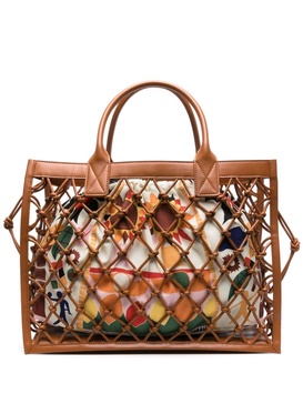 x Louis Barthélemy interwoven leather tote bag