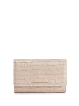 Wendy croc-effect clutch bag