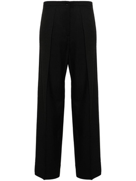 wide-leg tailored trousers