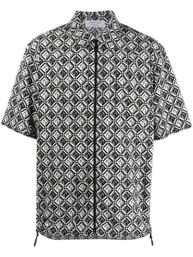 Zephyr diamond-pattern moon shirt