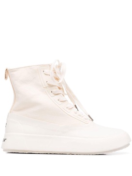 chunky-sole high-top sneakers