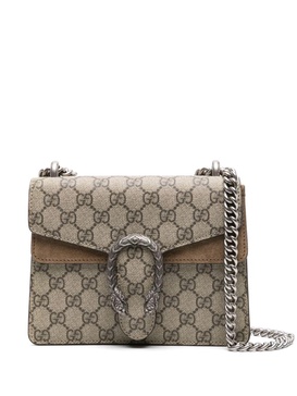 Neutral Dionysus GG Supreme Mini Leather Shoulder Bag