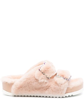 Rita buckle-embellished slipper