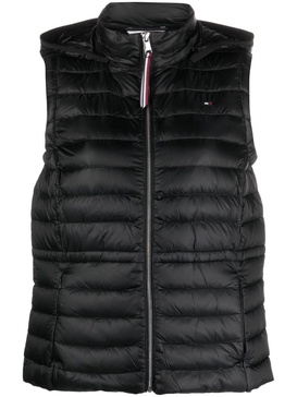 zip-up padded gilet