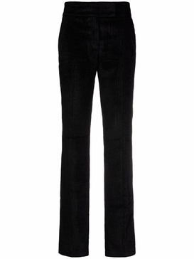 corduroy high-waisted trousers