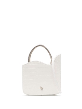 Ivy embossed-crocodile leather mini bag