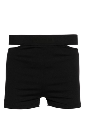 cut-out swim trunks