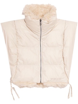 reversible faux-shearling vest