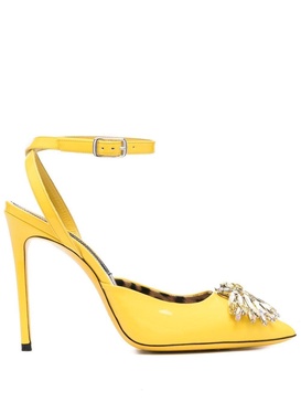 vernice 110mm crystal-embellished pumps