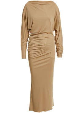 The Oron ruched maxi dress