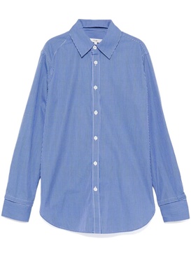 Mini Check Shirting Detached Slim Shirt