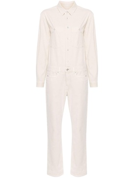 Imane long-sleeve denim jumpsuit