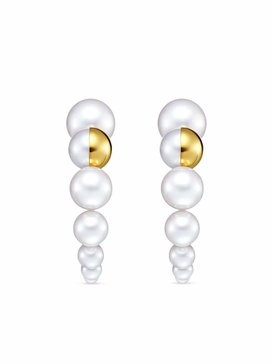 18kt yellow gold M/G TASAKI Shell freshwater pearl earrings