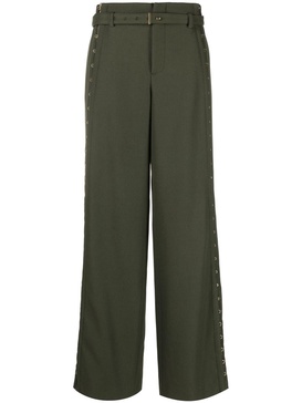 eyelet-detail tailored trousers