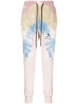 tie-dye print track pants