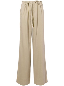 Jade Linen Stretch Trousers