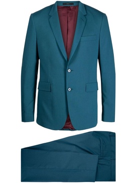 single-breasted wool suit