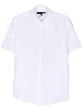 short-sleeve linen shirt