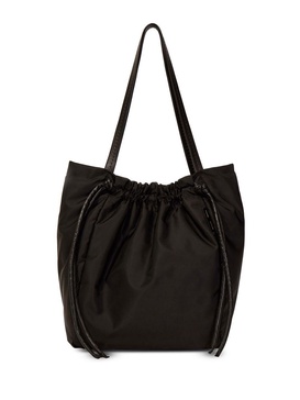 drawstring-fastened tote bag