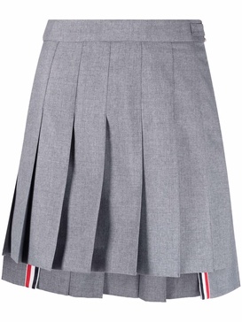 RWB pleated mini skirt