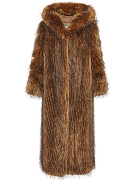 faux-fur coat