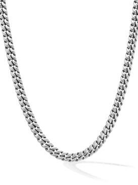 stainless steel curb chain necklace