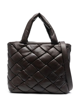 quilted tote bag