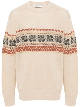  Snow Fairisle-motif jumper