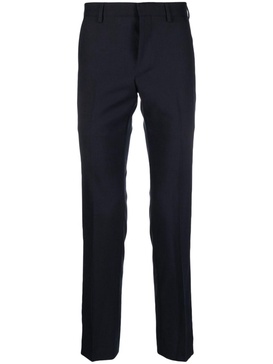 mid-rise tapered-leg trousers