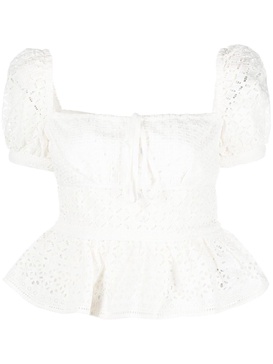 broderie anglaise top