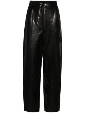 Ashford leather tailored trousers