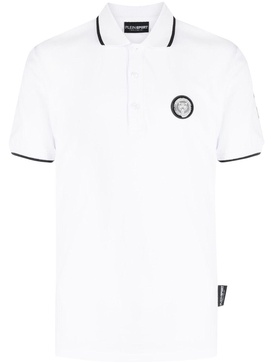 SS logo-patch cotton polo shirt