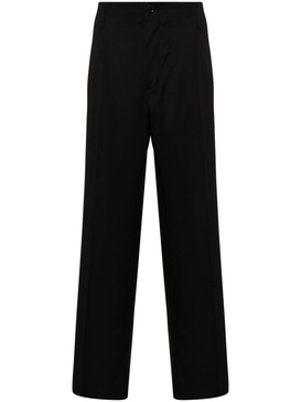 high-waist wide-leg trousers