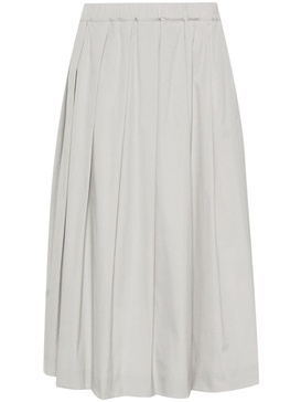 pleat-detail skirt