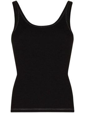 ribbed cotton tank top