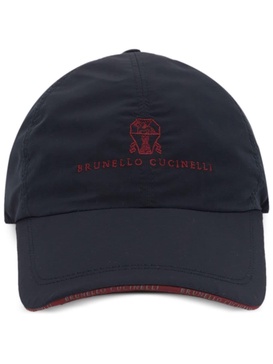 logo-embroidered cap