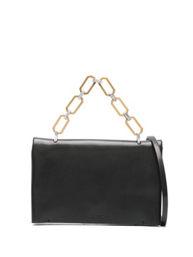 Yua leather clutch bag