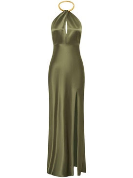 Edyth keyhole-neck gown