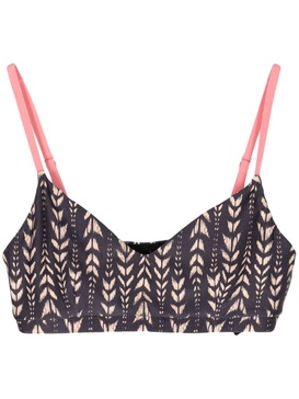 arrow-print sports bra