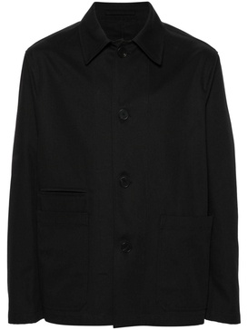 twill cotton-blend jacket