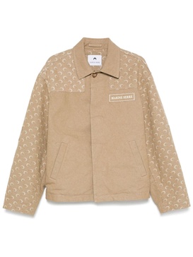 Moon-jacquard jacket