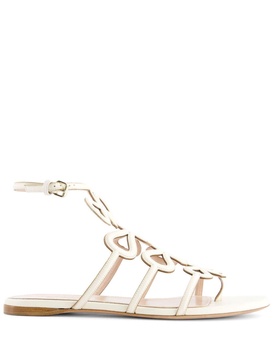 bow-detailing leather sandals 