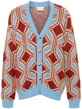 The Geometric Mohair Cardigan cardigan