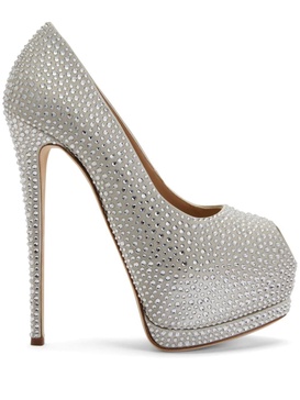 Sharon 140mm rhinestone-embellished pumps