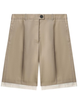 virgin wool bermuda shorts