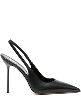 100mm Lidia slingback pumps