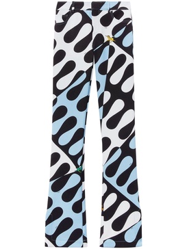 Leocorno-print trousers