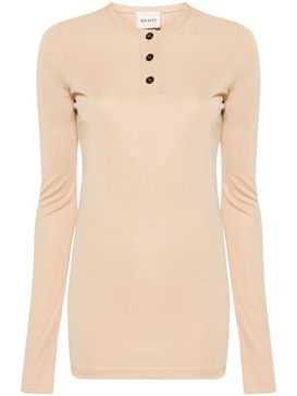 Neutral Byron Henley T-shirt